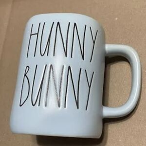 Rae Dunn Light Blue "HUNNY BUNNY" Ceramic Mug
